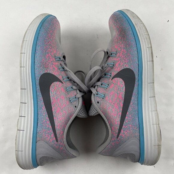 Nike Free RN Distance Athletic Running Shoe Women’s 9 827116-006 Gray Pink - Picture 5 of 9